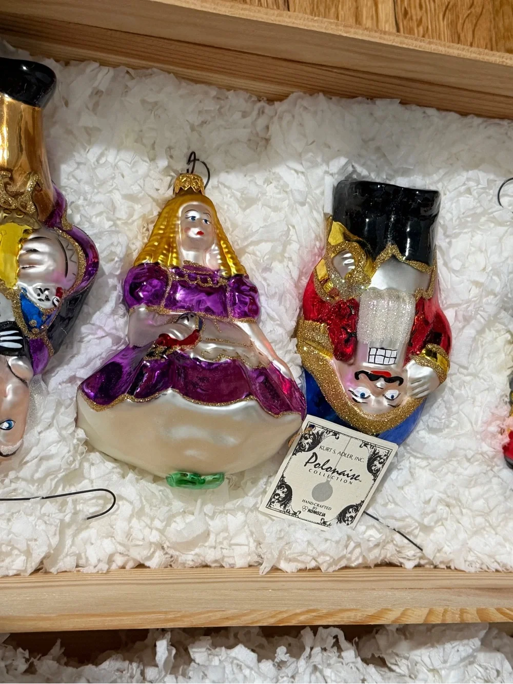 Kurt Adler Polonaise Nutcracker Suite Glass Ornament NIB